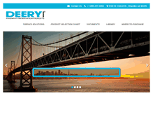 Tablet Screenshot of deeryamerican.com